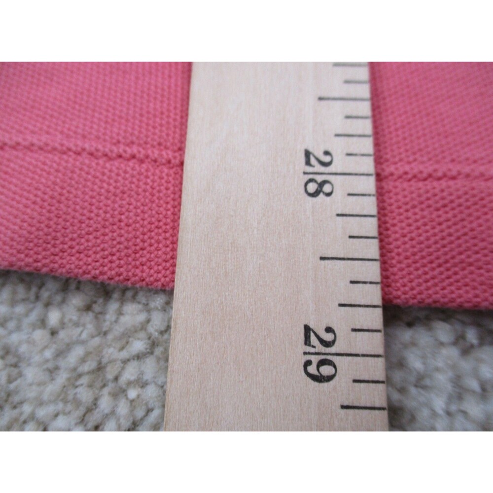 Patagonia Belwe Pique Polo Shirt Men Extra Large XL Pink Organic Cotton Golf - Picture 10 of 11